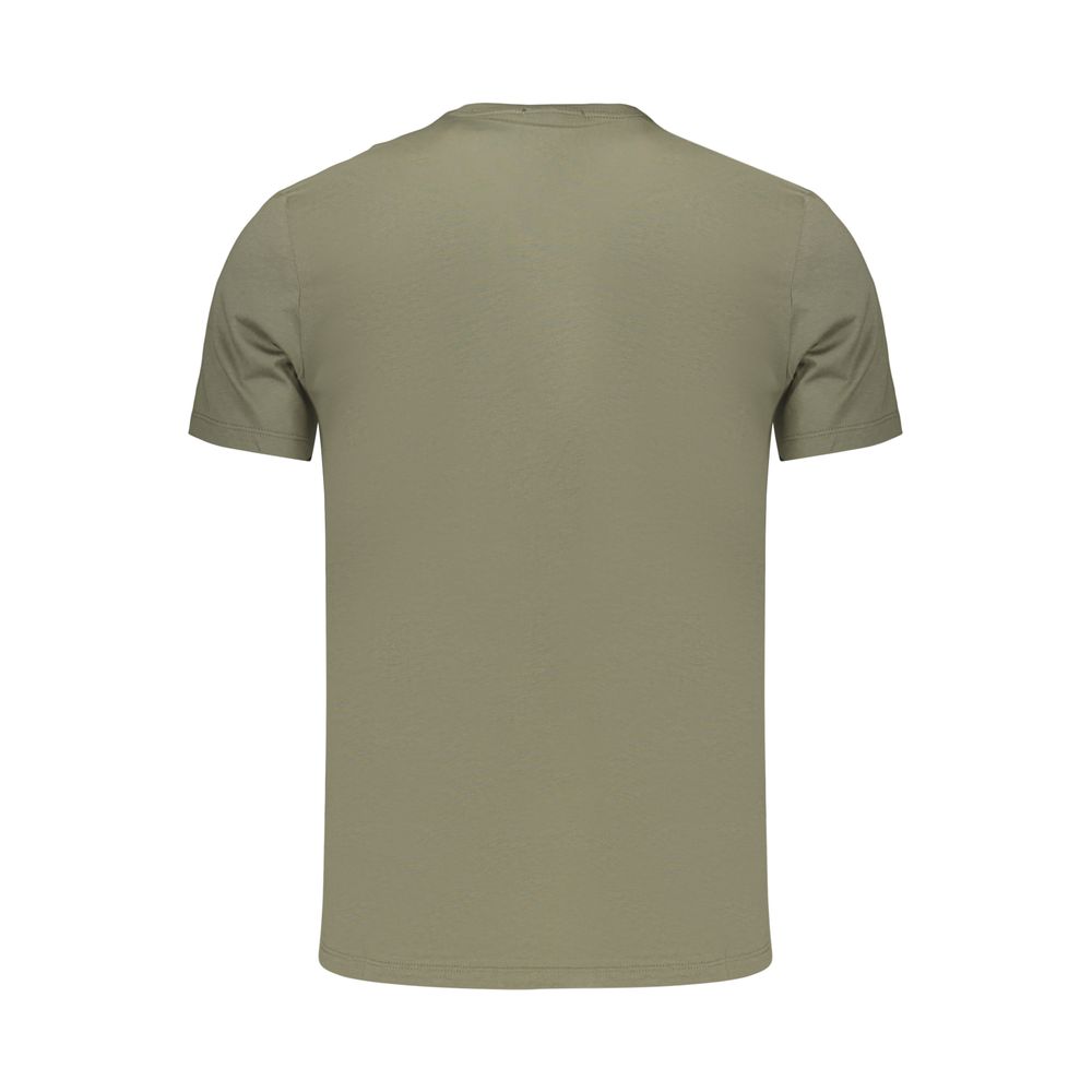 Green Cotton Men's T-Shirt