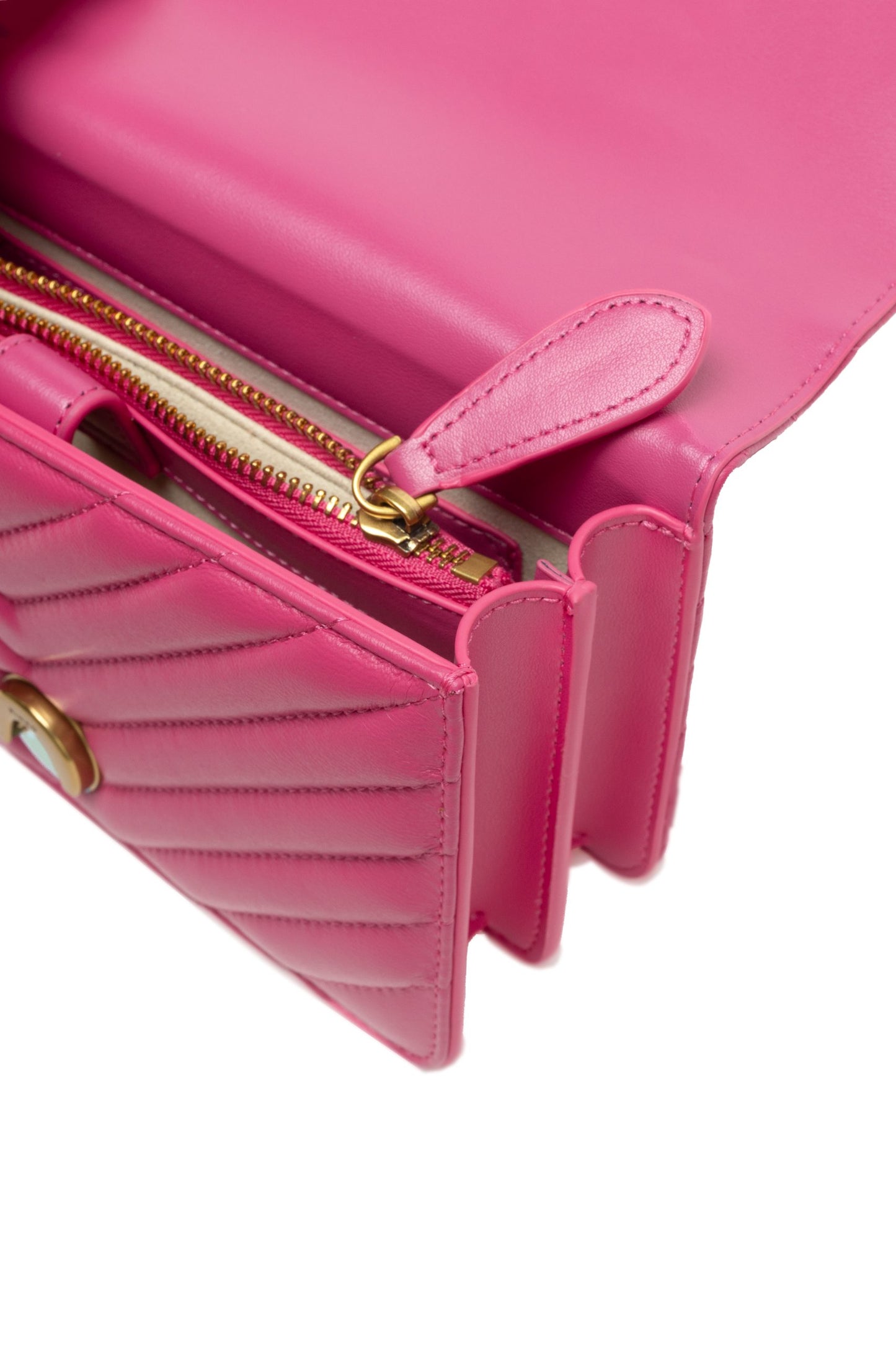 Pink Leather Love One Mini Shoulder Bag