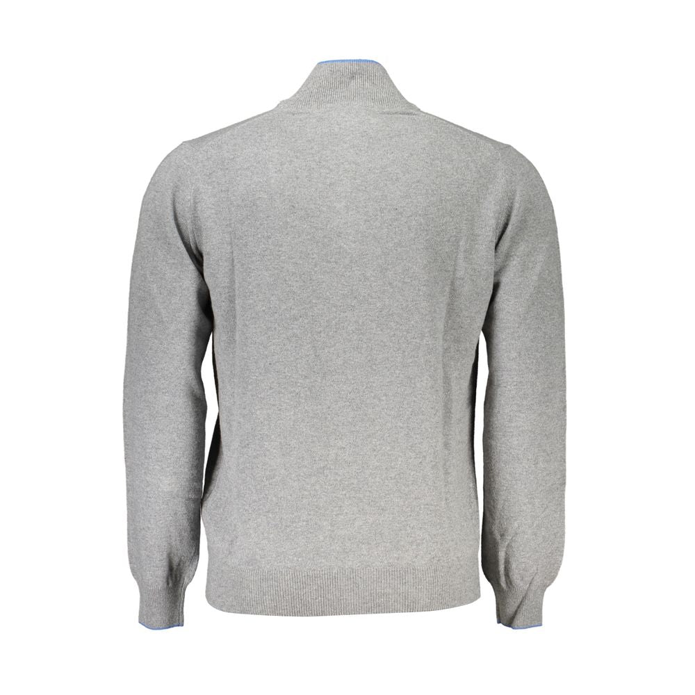 Grey Viscosa Mens Sweater
