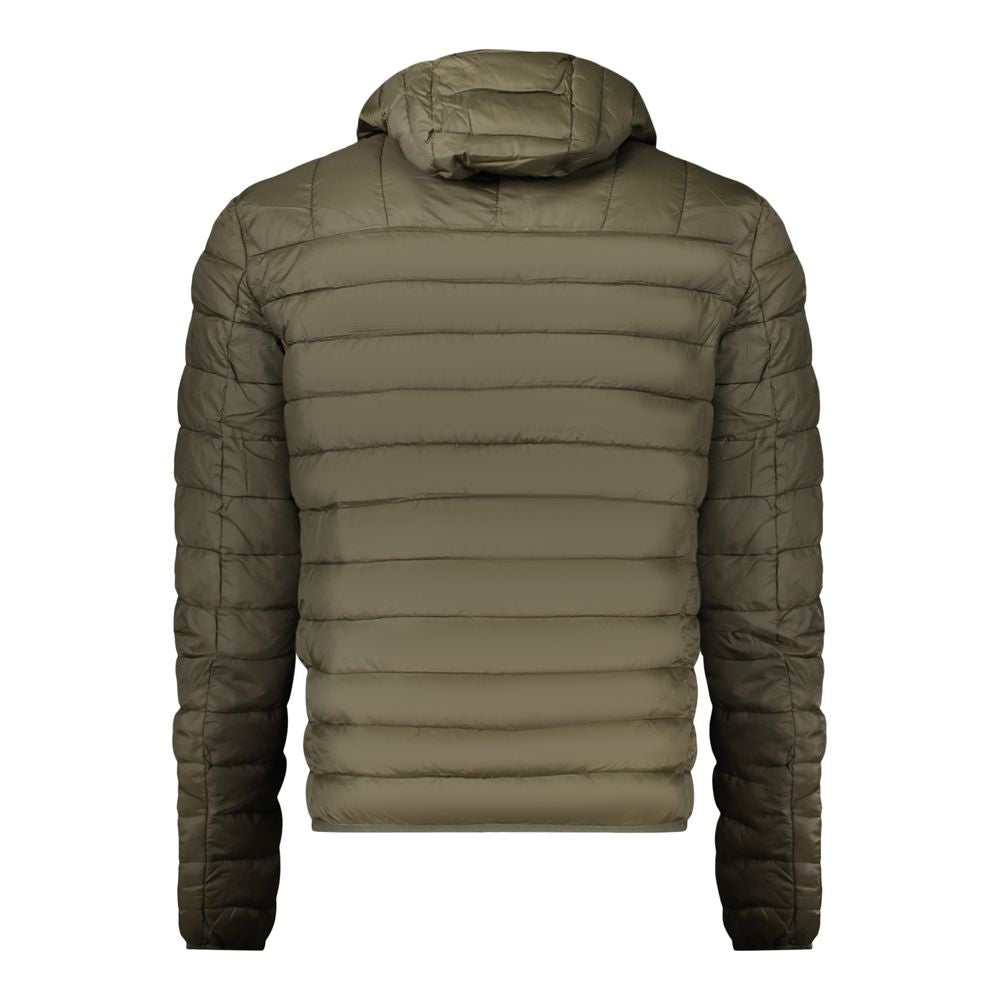 Green Polyester Light Jacket