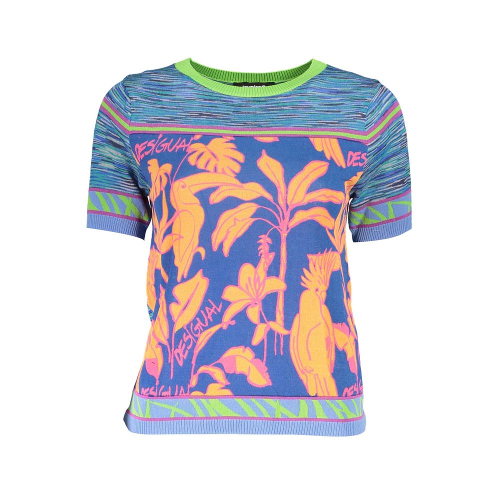 Blue Cotton T-Shirt