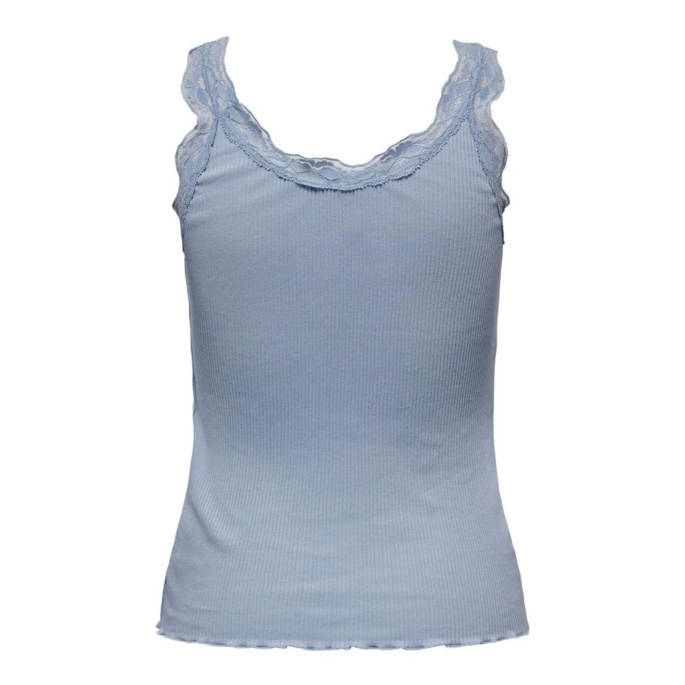 Blue Cotton Tank Tops