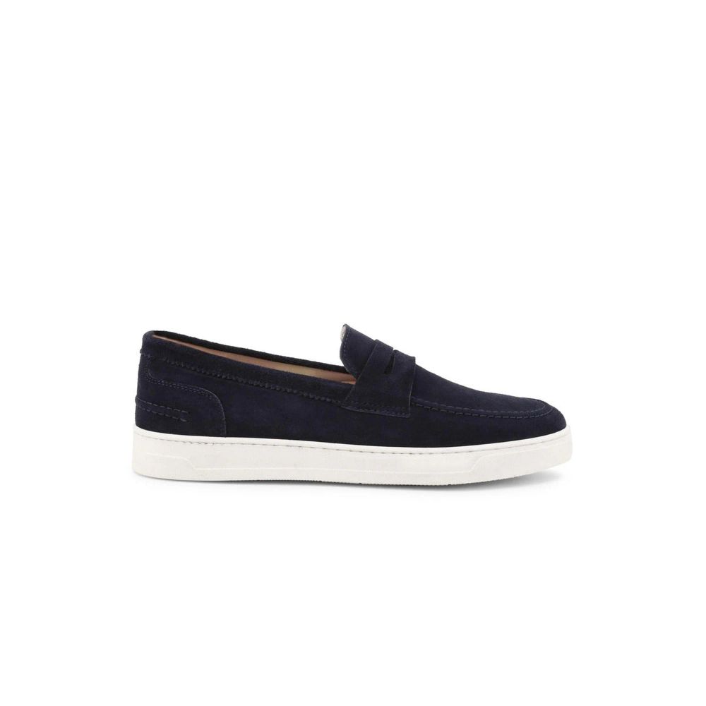 Blue Leather Moccassin