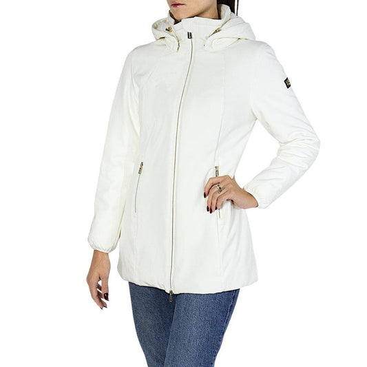 White Polyamide Coat