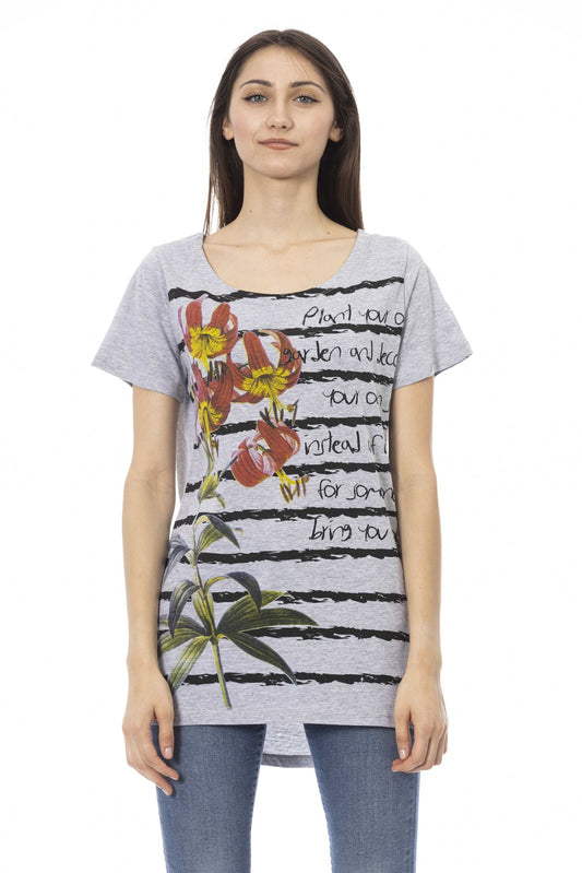 Gray Cotton T-Shirt