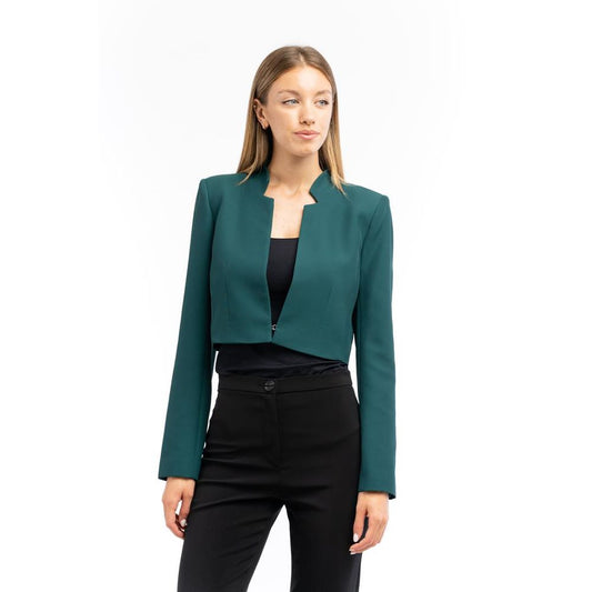 Brown Polyester Blazer