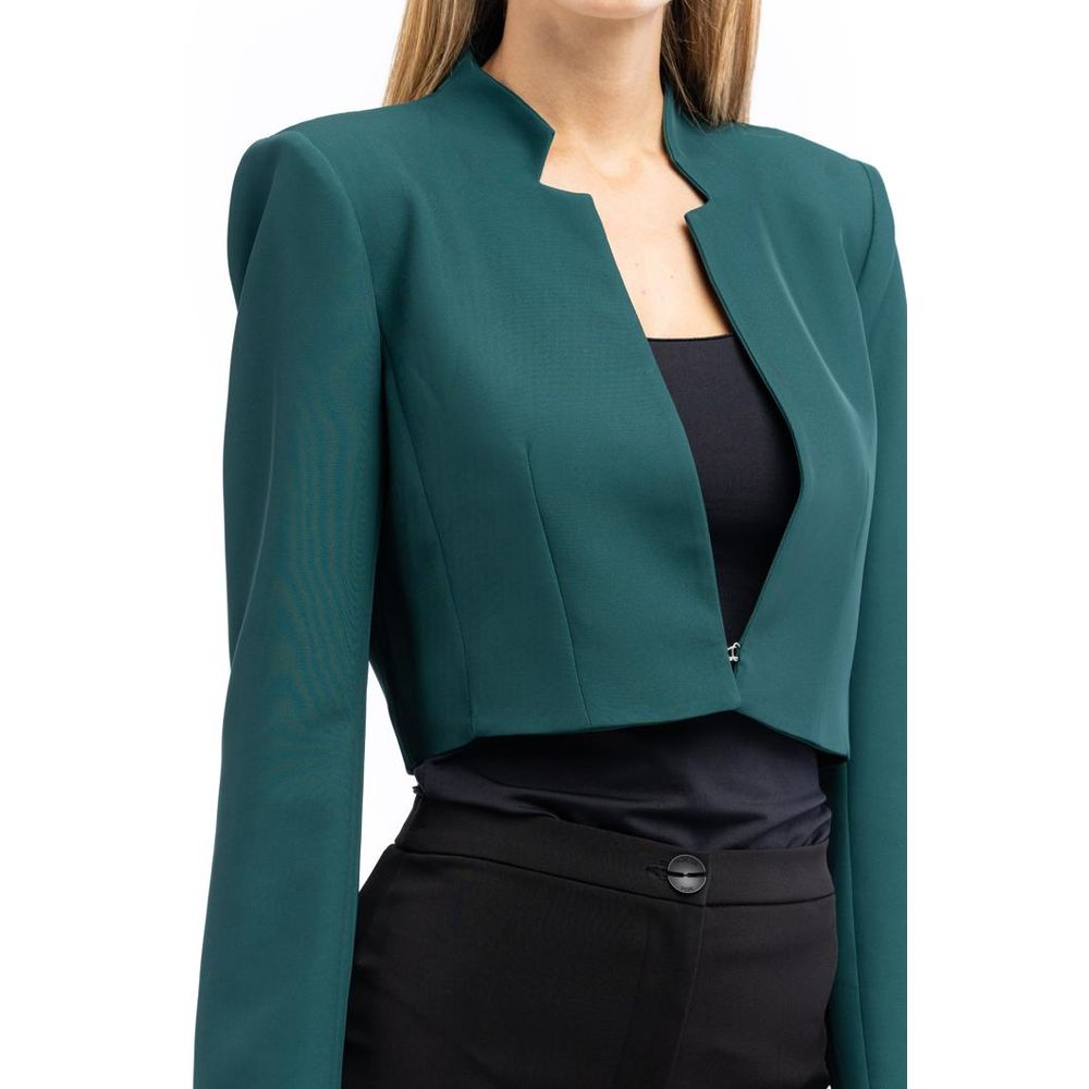 Brown Polyester Blazer