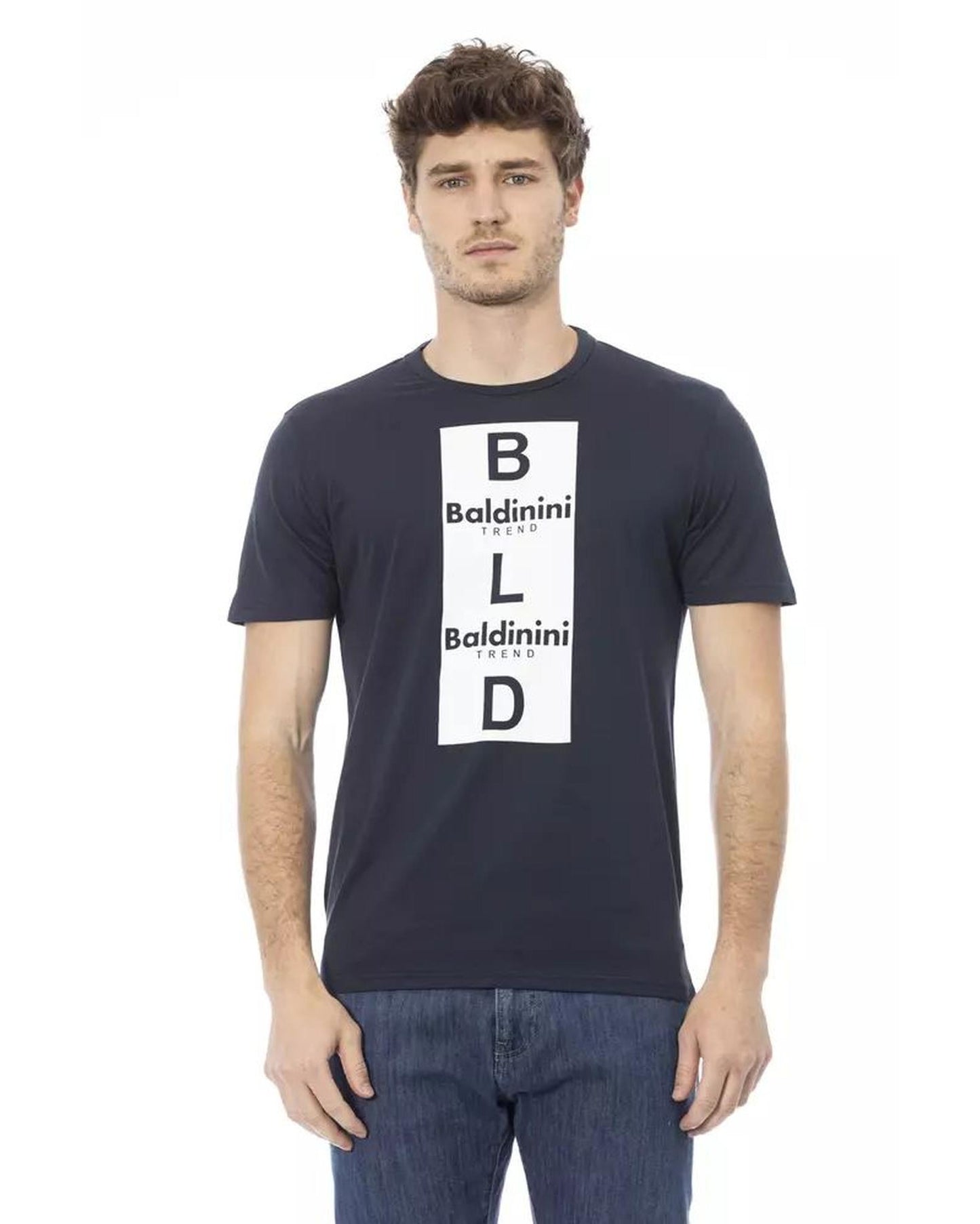 Blue Cotton T-Shirt
