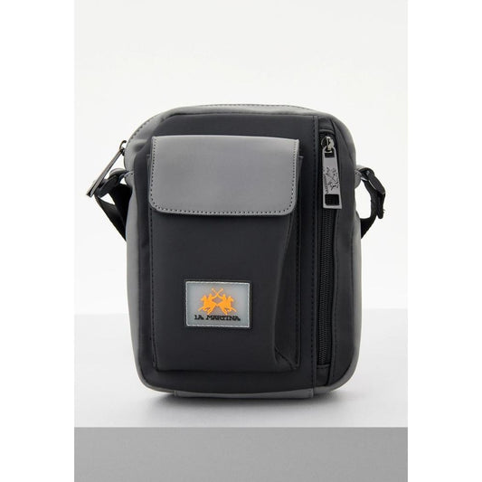 Bicolor Polyethylene Crossbody Bag
