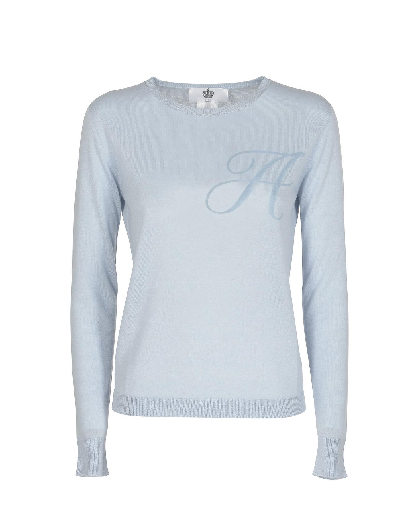 Blue Cashmere Sweatshirt