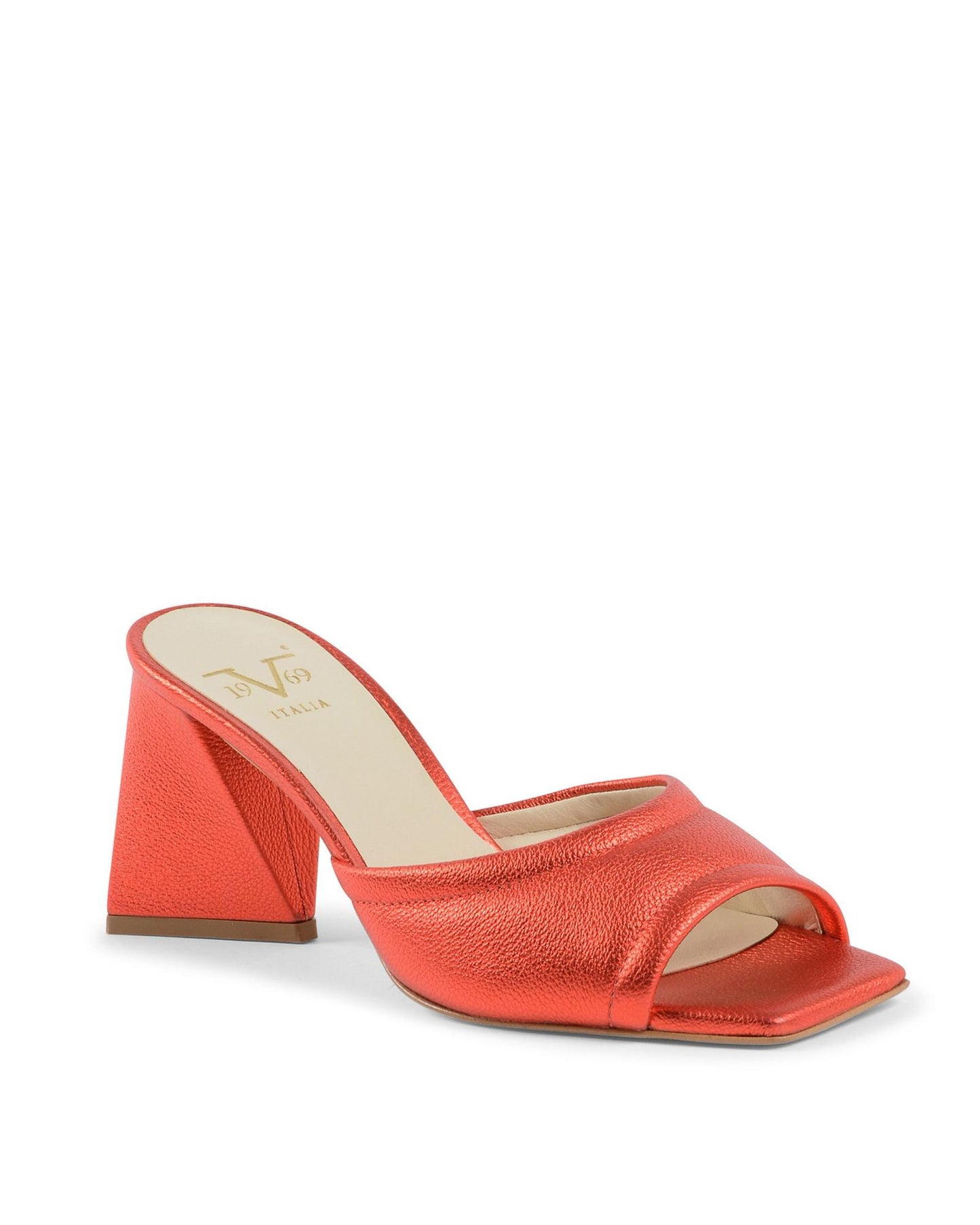 Multicolor Leather Platform Sandals
