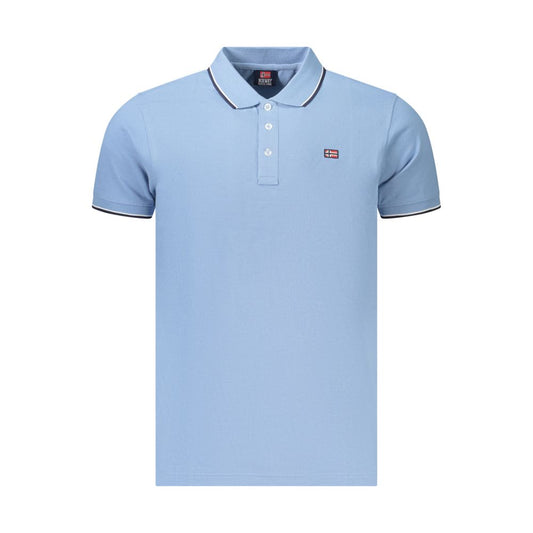 Azzurro Cotton Mens Polo