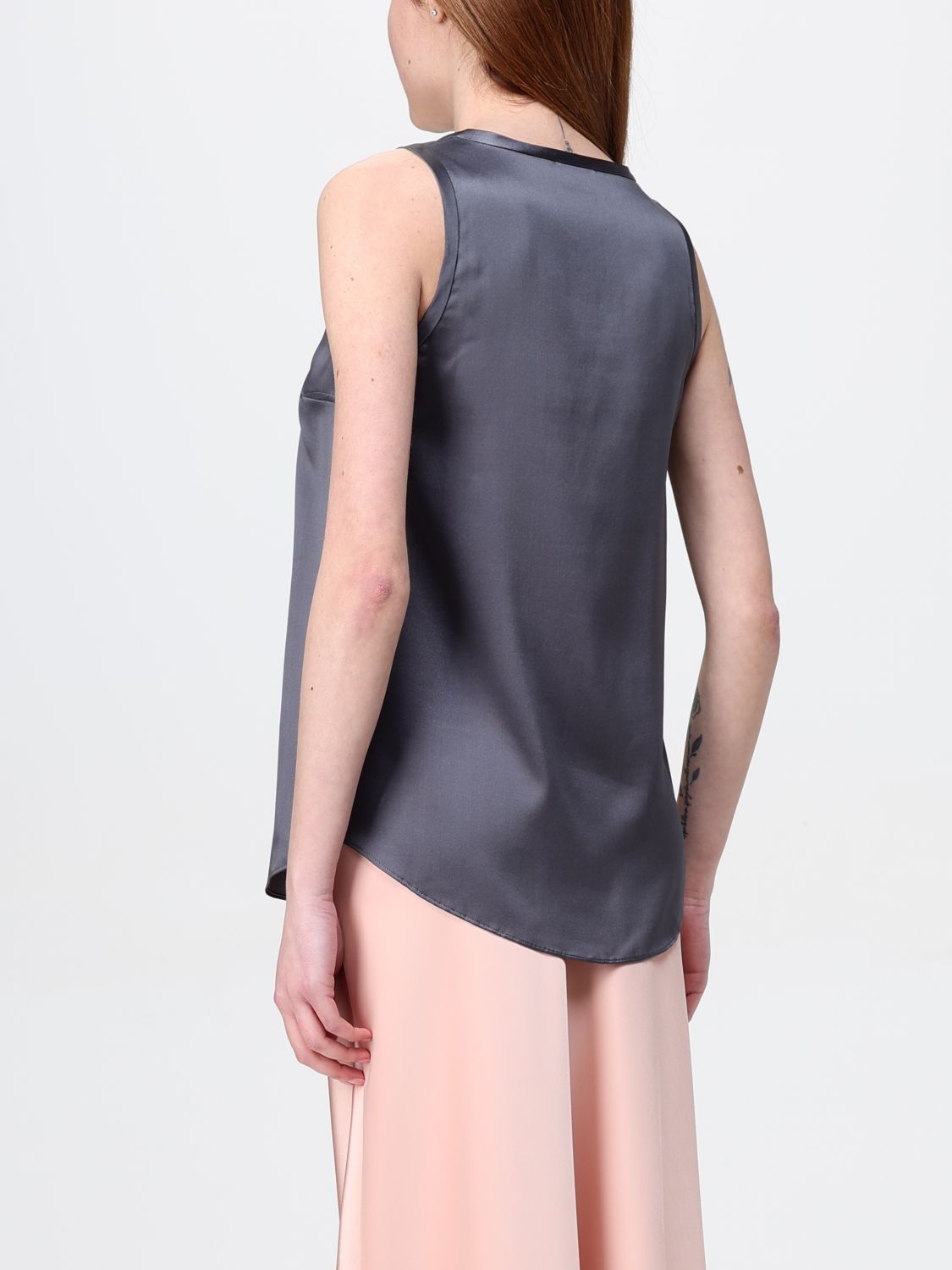Bicolor Silk Tank Tops