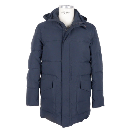 Blue Polyester Jacket