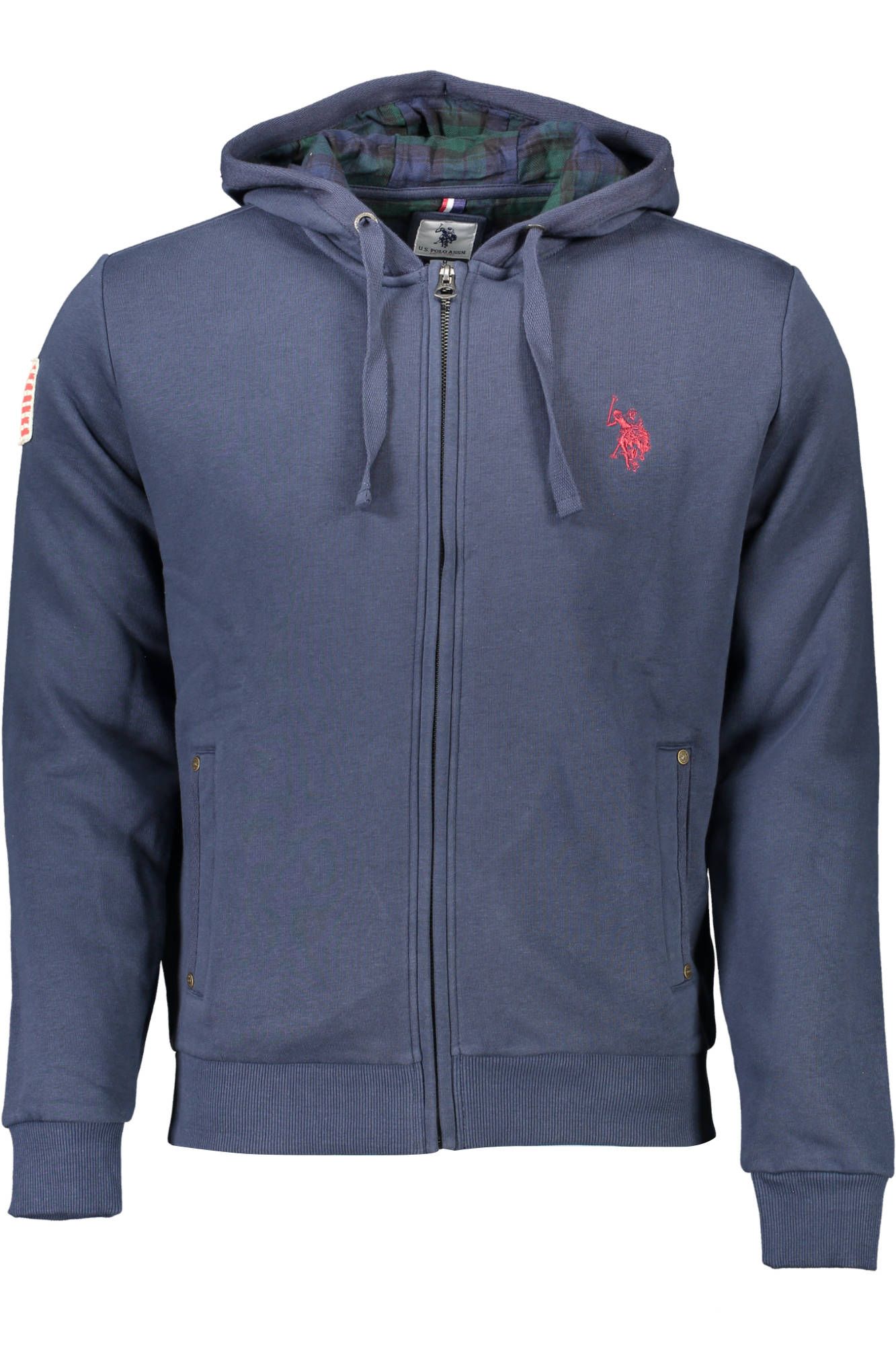 Blue Cotton Men's Sweatshirt