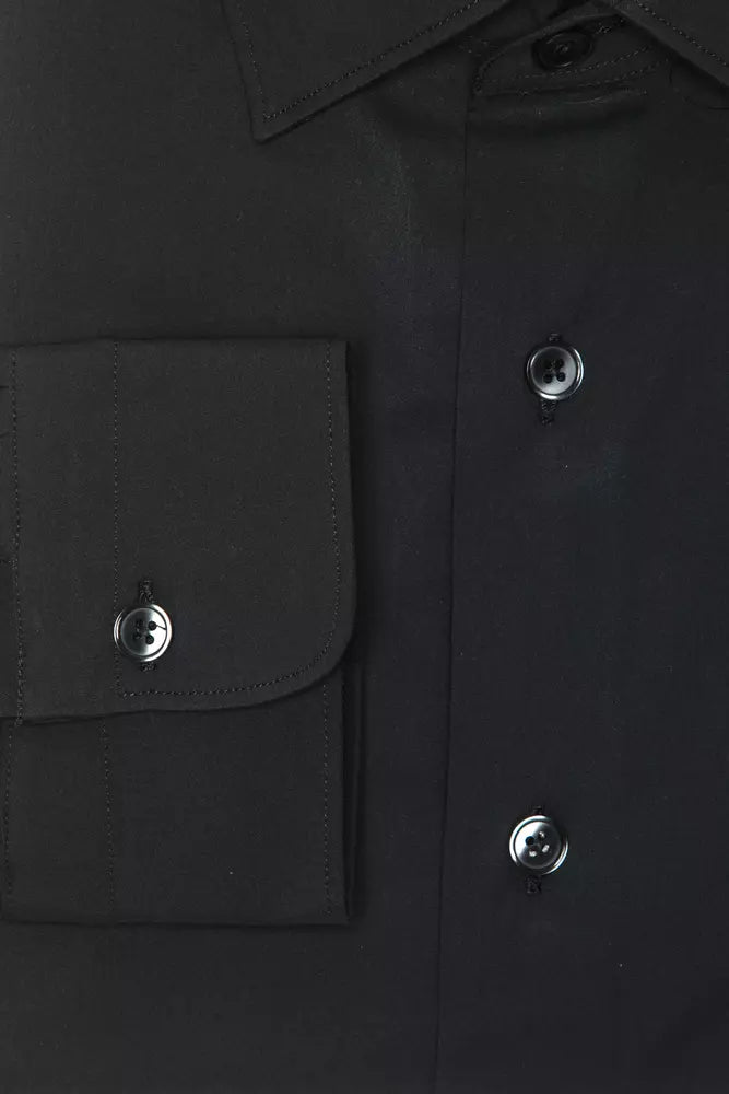 Grey Cotton Men Shirt