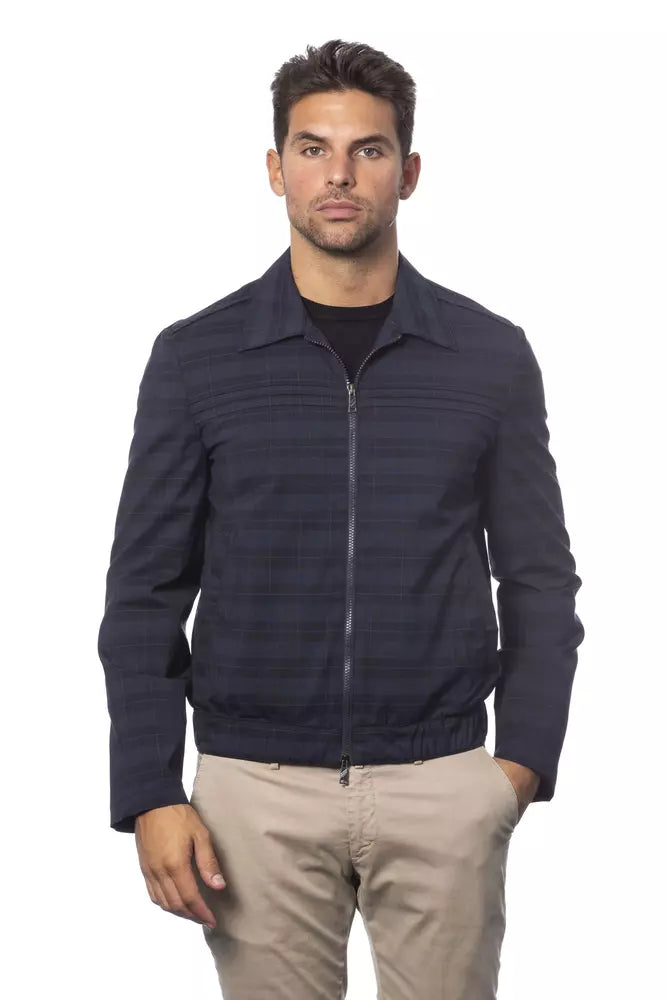 Blue Wool Light Jacket