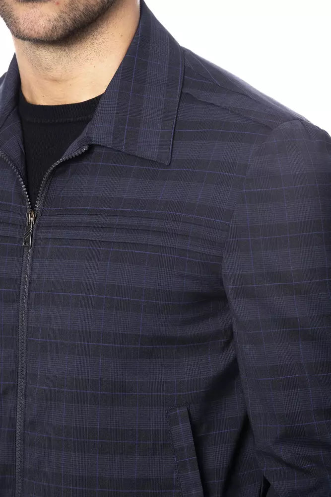 Blue Wool Light Jacket