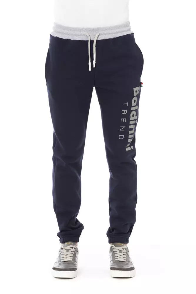 Blue Cotton Pant