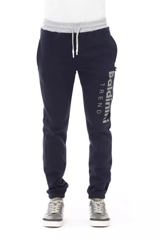 Blue Cotton Pant