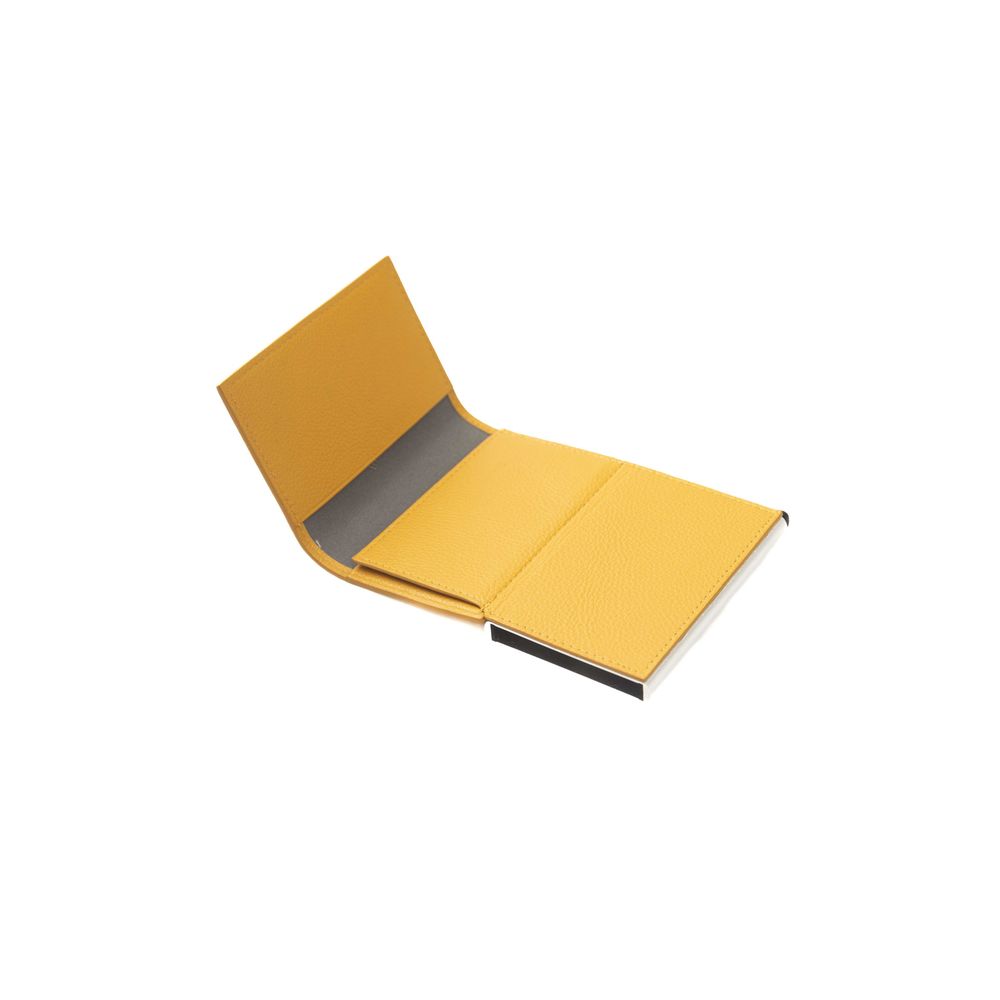 Yellow Calfskin Men Wallet