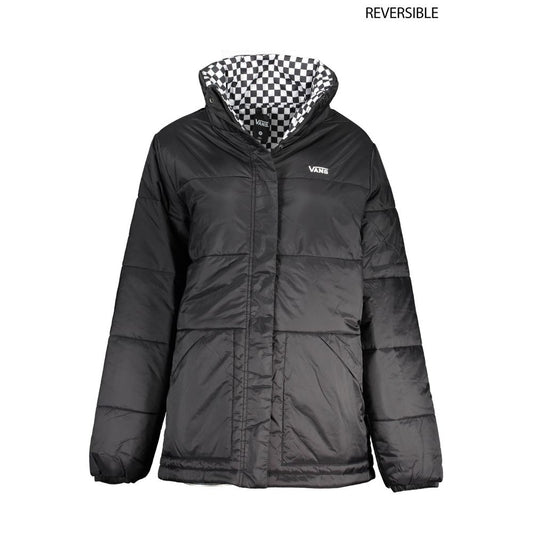 Black Nylon Jackets & Coat