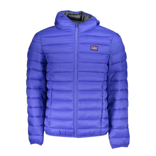 Blu Poliammide Men Jacket