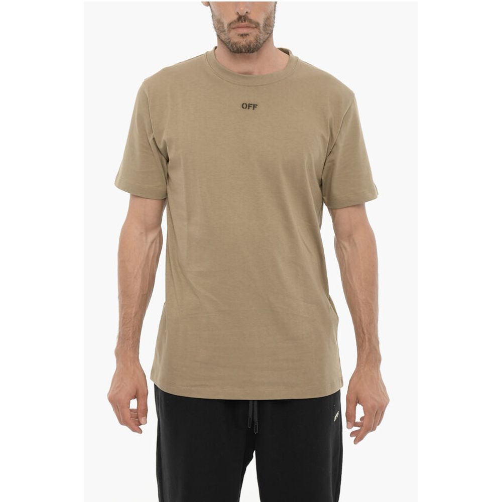 Slim Fit Crew-neck T-Shirt with Embroidered Logo