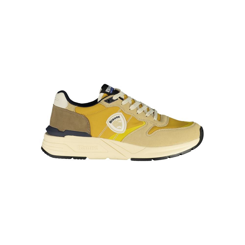 Beige Polyester Sneaker