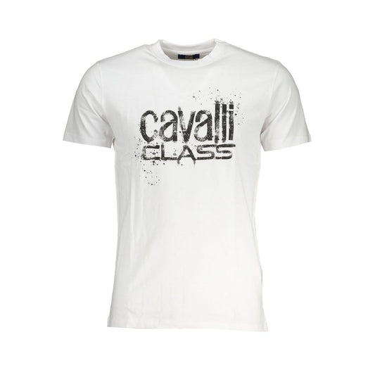 White Cotton Men T-Shirt