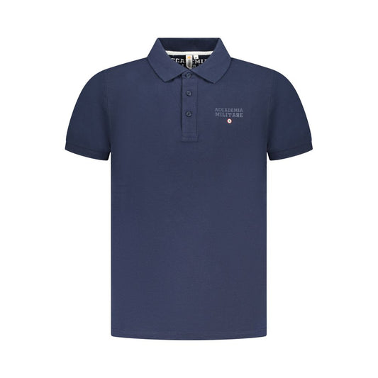 Navy Cotton Men Polo