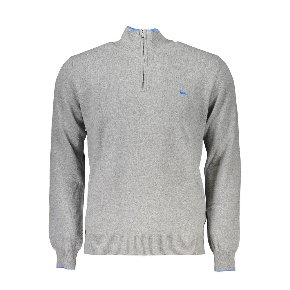 Grey Viscosa Mens Sweater