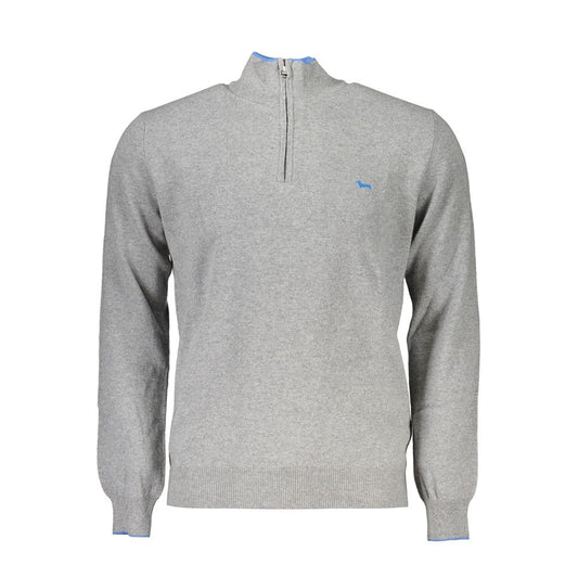 Grey Viscosa Mens Sweater