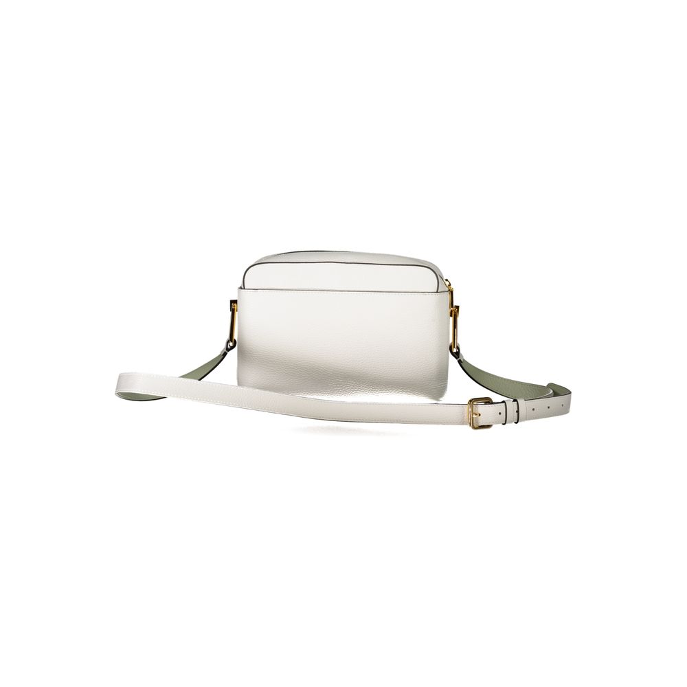 White Leather Shoulder Bag