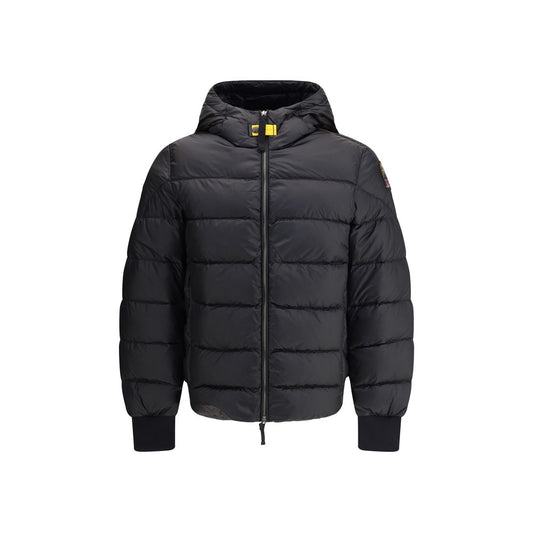 Black Polyamide Jacket Coat
