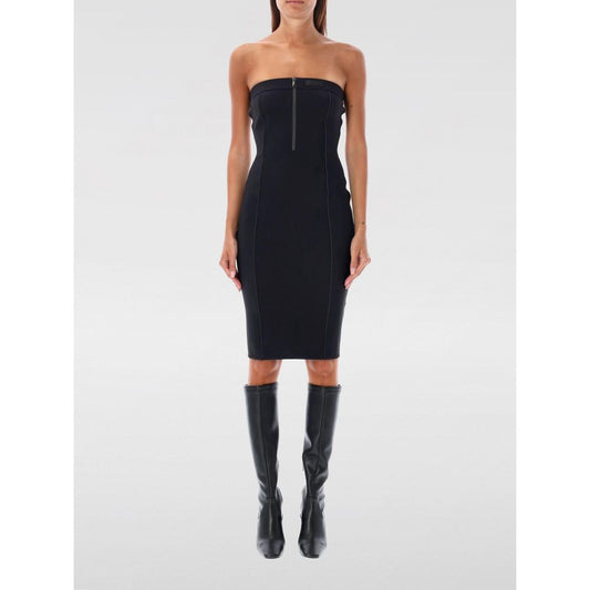 Black Cotton Cocktail Dress
