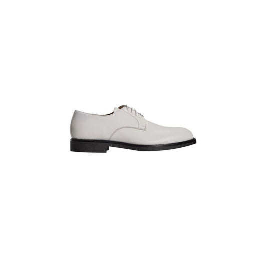 White Leather Men Shoe