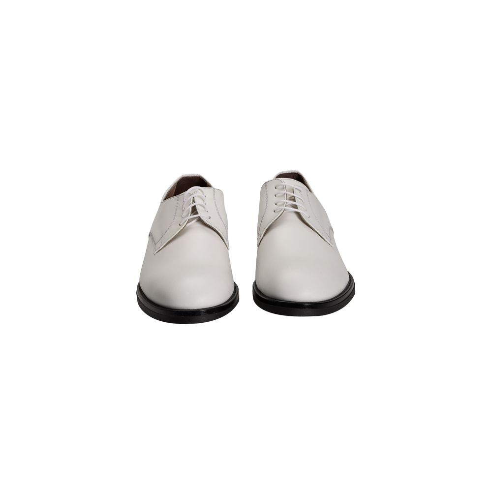 White Leather Men Shoe