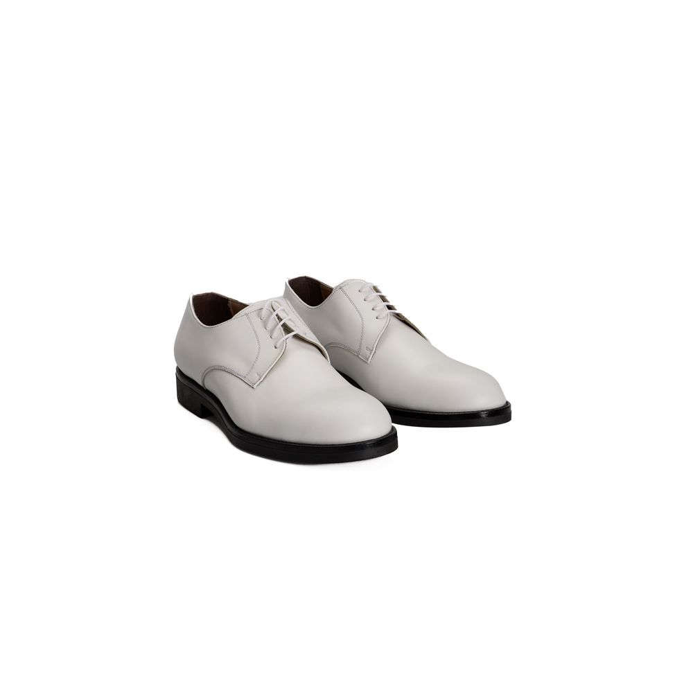 White Leather Men Shoe