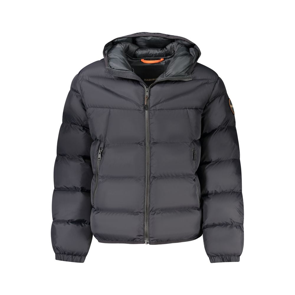 Black Poliammide Men's Jacket